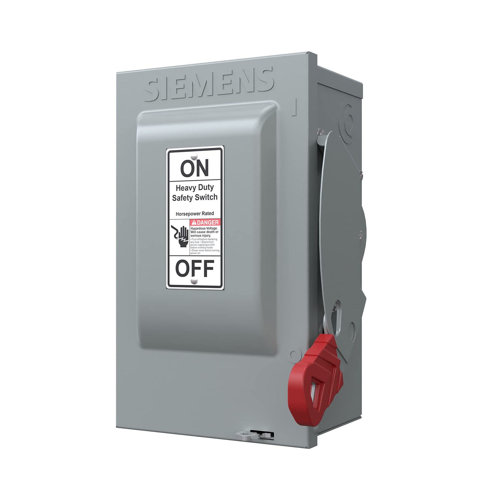 Siemens HNF361 30-Amp 3 Pole 600-volt 3 Wire Non-Fused Heavy Duty Safety Swit...