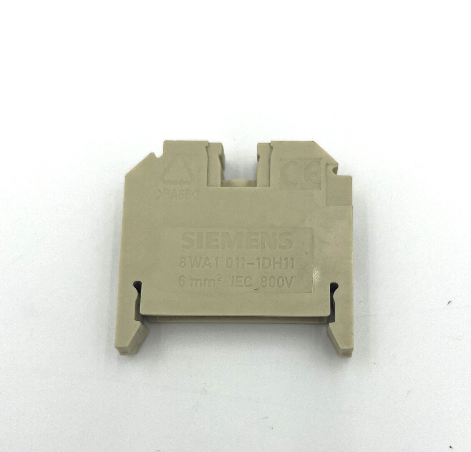 Siemens 8WA1 011-1DH11 Through-Type Terminal Block Size 6 600/800V