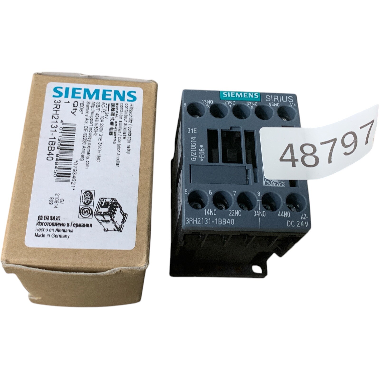 Siemens SIRIUS 3RH2131-1BB40 Auxiliary Relay Relay