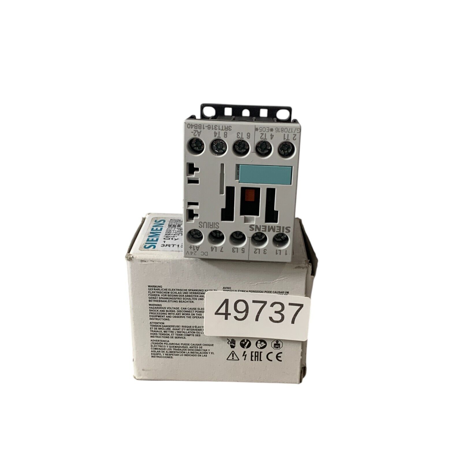 Siemens 3RT1316-1BB40 Protective Contactor