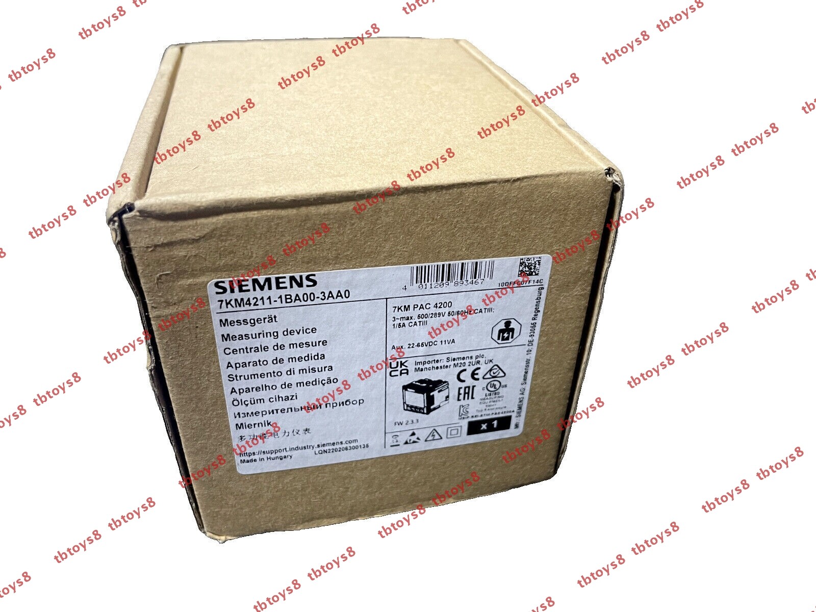 BRAND NEW Siemens 7KM4211-1BA00-3AA0 Power Meter - NEW IN BOX