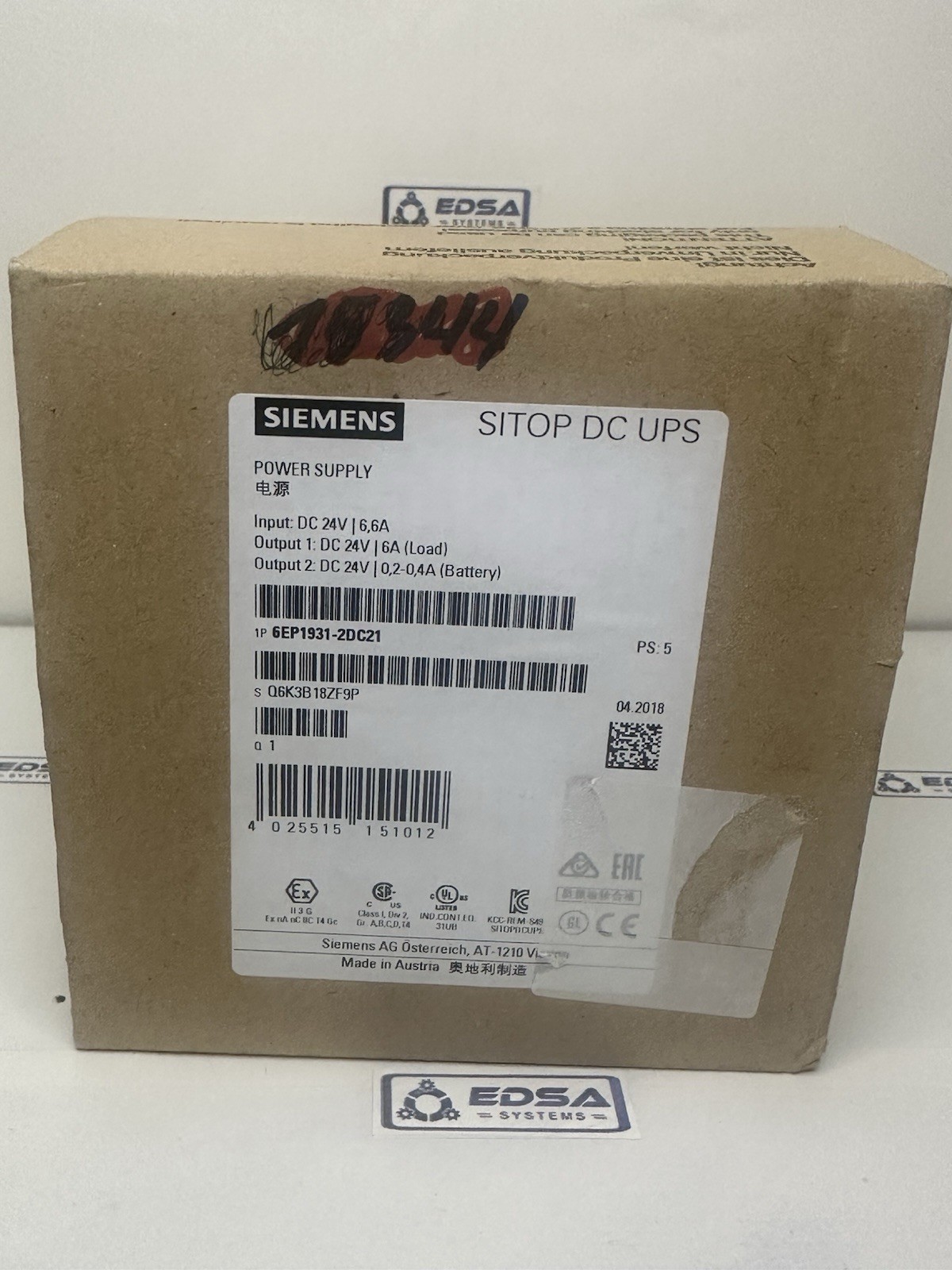 Siemens 6EP1931-2DC21 NEW