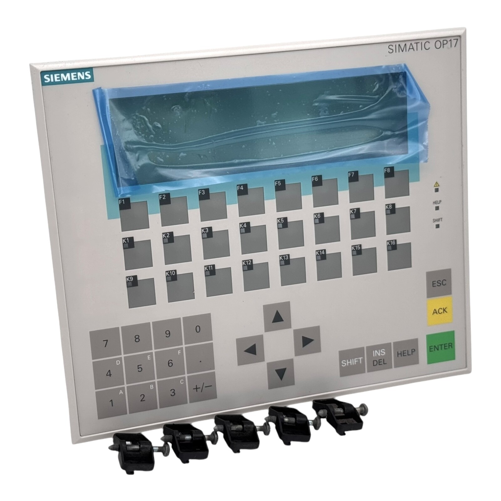 Siemens SIMATIC OP17 6AV3 617-1JC20-0AX1 E-Stand: 08 Operator Panel -used- 