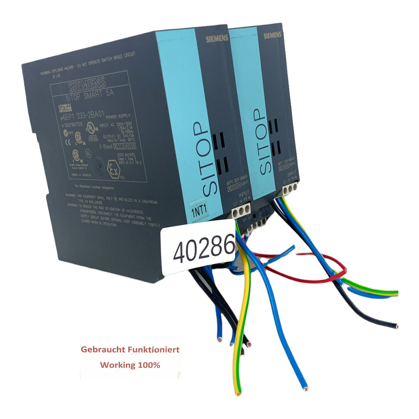 Siemens Sitop Smart 5A 6EP1 333-2BA01 Alimentation