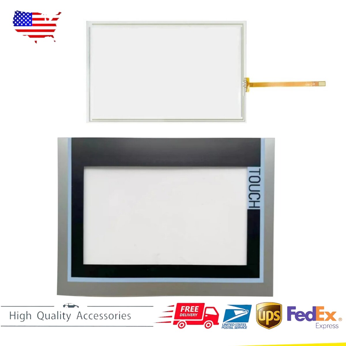 Protective Film+Touch Screen Panel For Siemens TP700 Comfort 6AV2 124-0GC01-0AX0