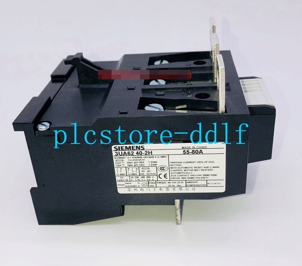 1PC New Siemens 3UA6240-2H Thermal Overload Relay 55-80A Free Shipping