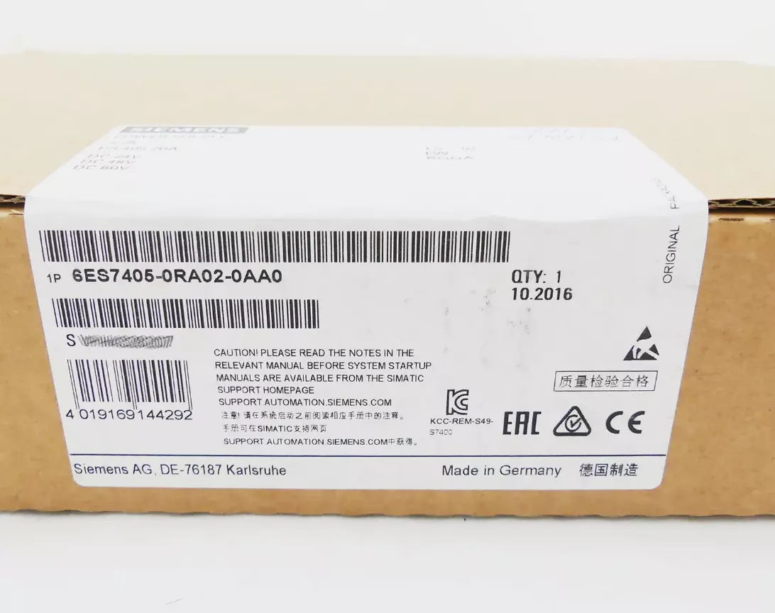 1PC Siemens 6ES7 405-0RA02-0AA0 6ES7405-0RA02-0AA0 New Expedited Shipping