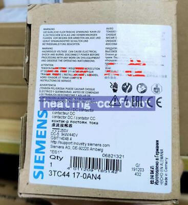 ONE NEW SIEMENS 3TC4417-0AN4 3TC44 17-0AN4