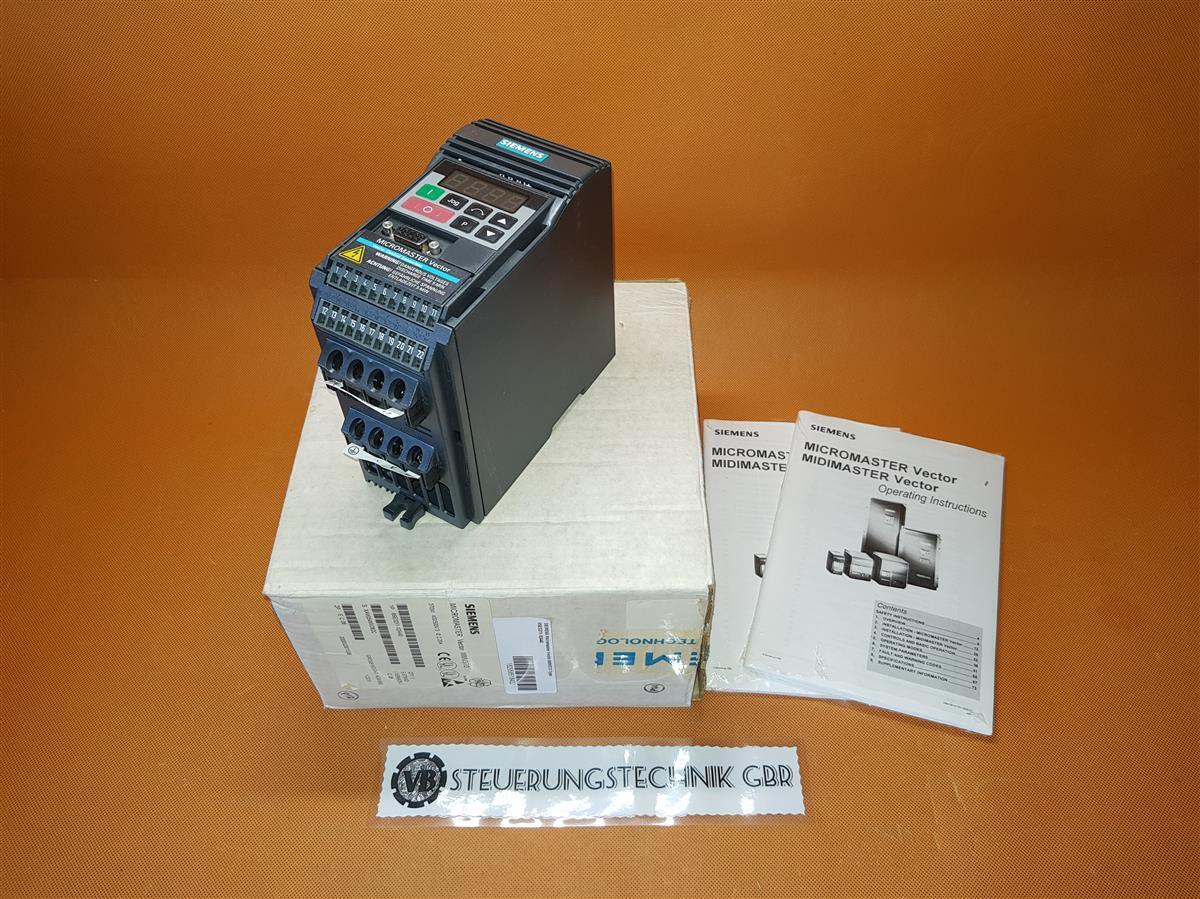 Siemens Micromaster Vector MMV37/3 Type: 6SE3211-1BA40