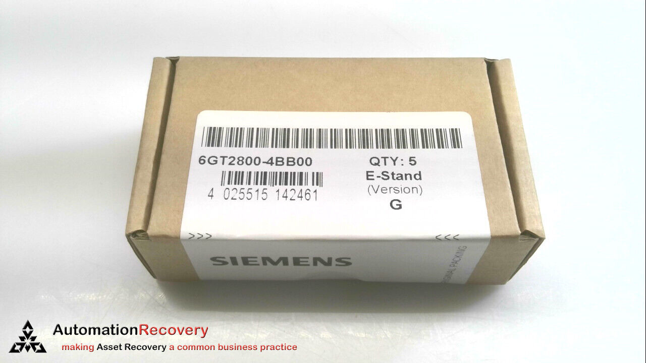 SIEMENS 6GT2800-4BB00, SIMATIC RF300 TRANSPONDER RF340T 8 KB, SEE DESC #263329
