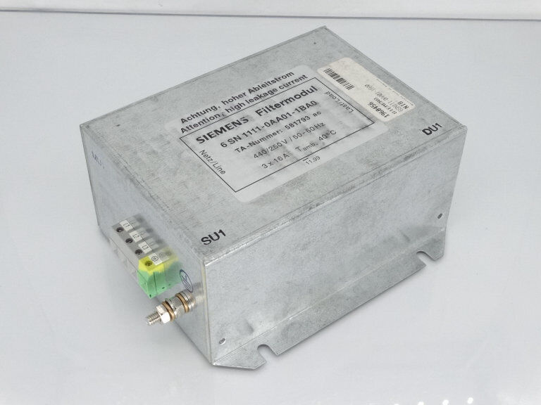 SIEMENS 6SN1111-0AA01-1BA0 EMI FILTER