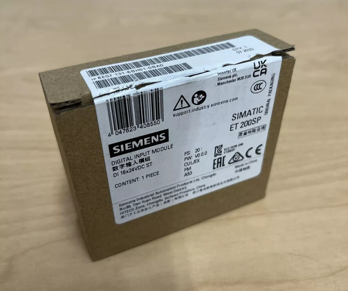 Siemens 6ES7 131-6BH01-0BA0 Digital Input Module Simatic ET 200SP