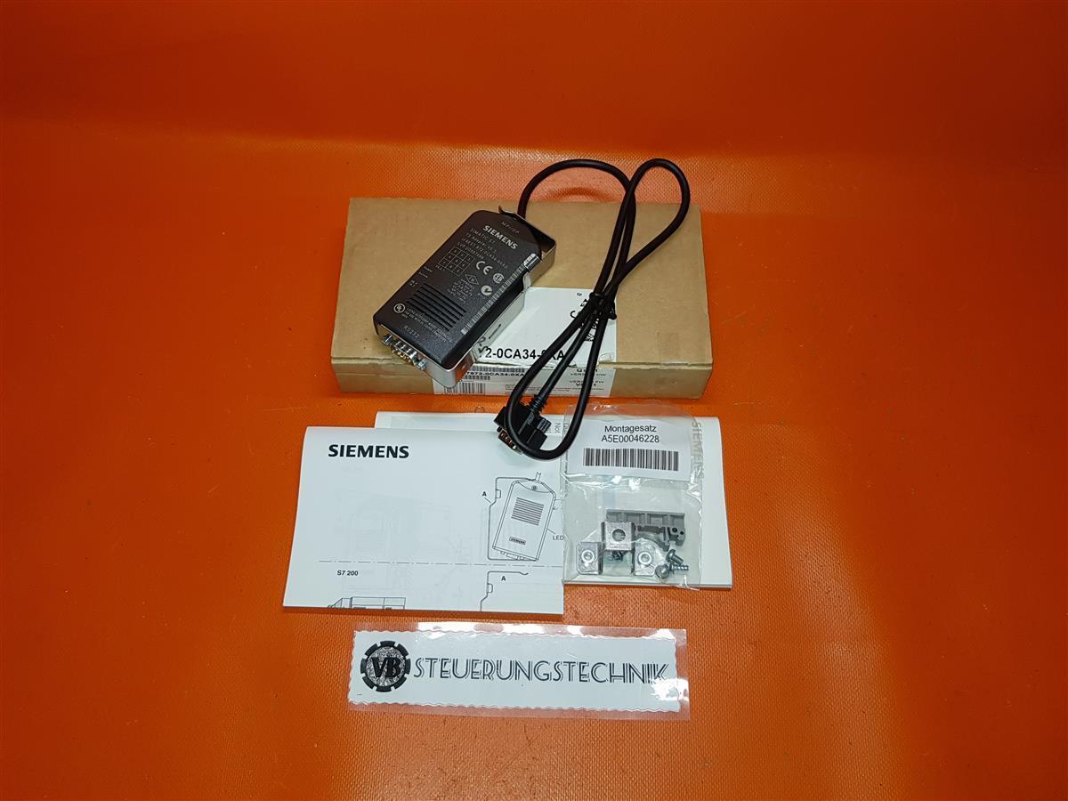 Siemens 6ES7972-0CA34-0XA0 TS Adapter V5.2 / *E-Stand:01 - *Version: V5.2.1