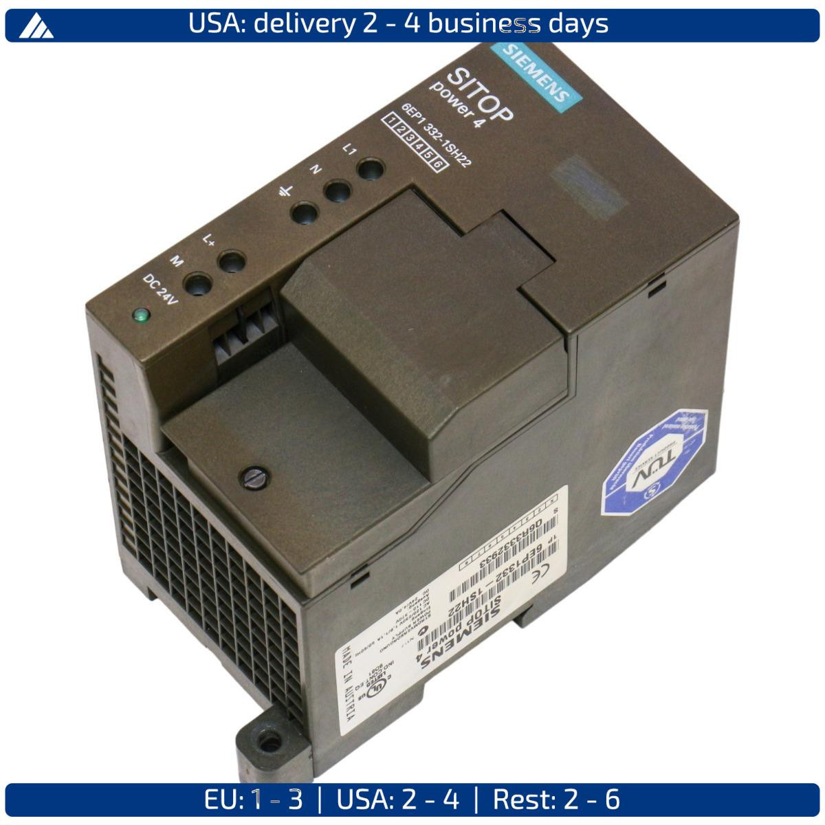 SIEMENS 6EP1332-1SH22, Sitop Power 4, Universal Line Stabilized Power Supply ...