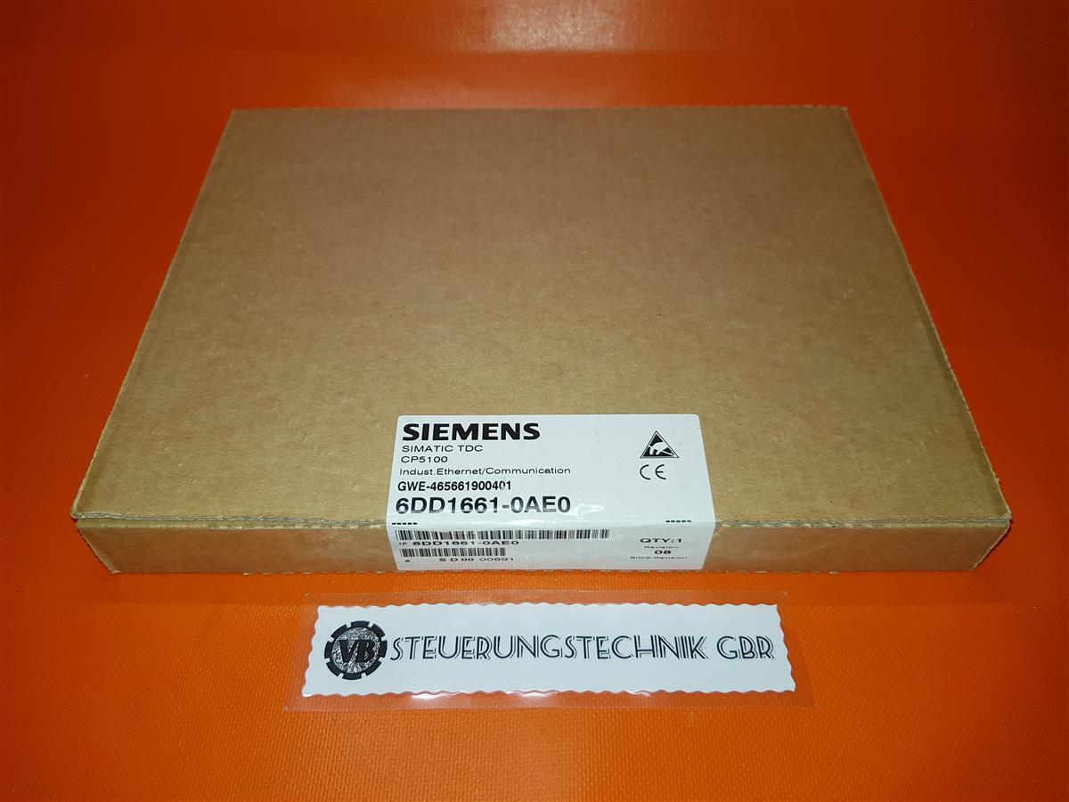 Siemens Simatic Tdc Cp5100 / 6Dd1661-0Ae0 / Gwe-465661900401 *E-Stand: 08