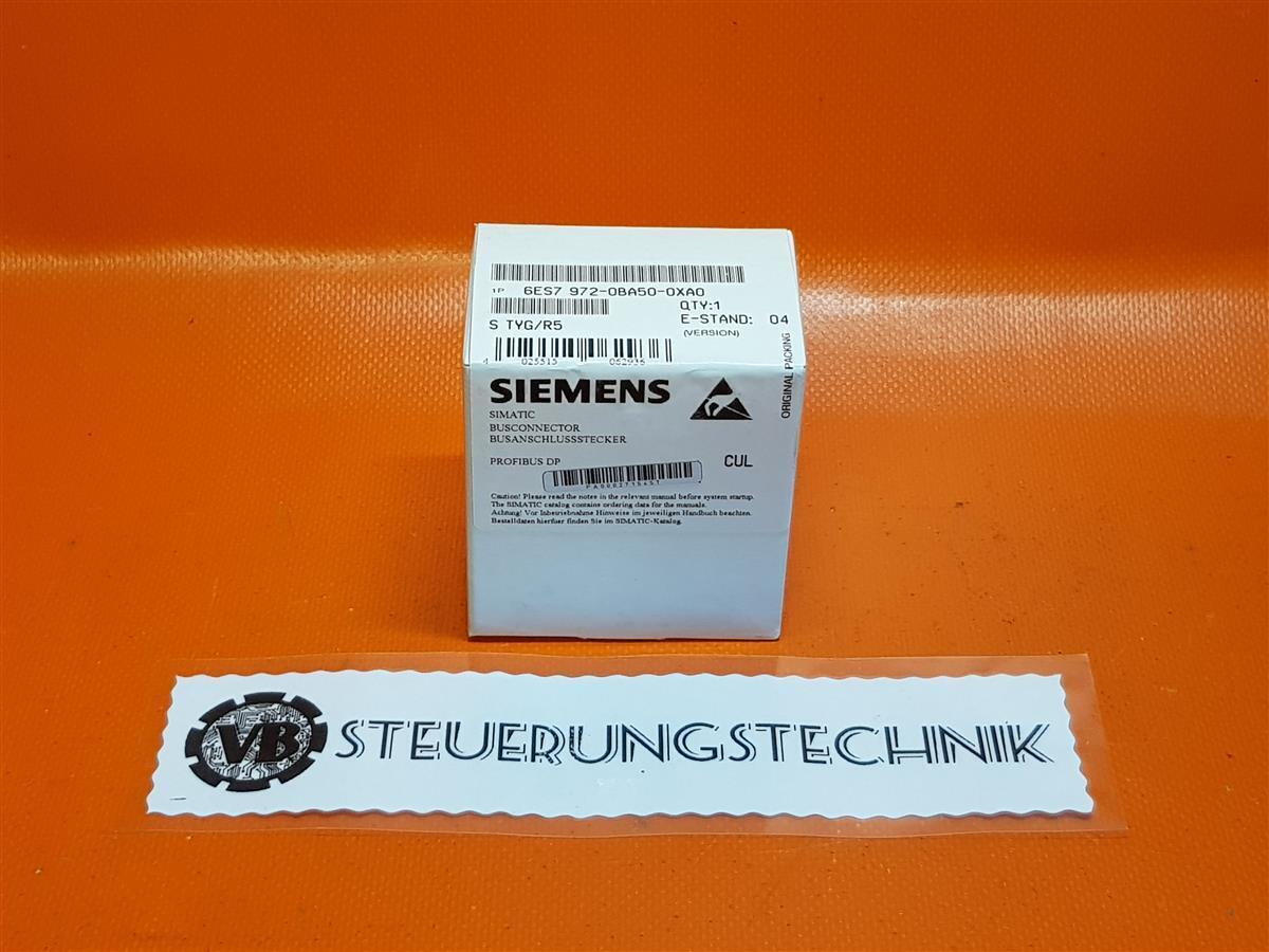 Siemens 6ES7 972-0BA50-0XA0 / E-Stand 04 / Busconnector