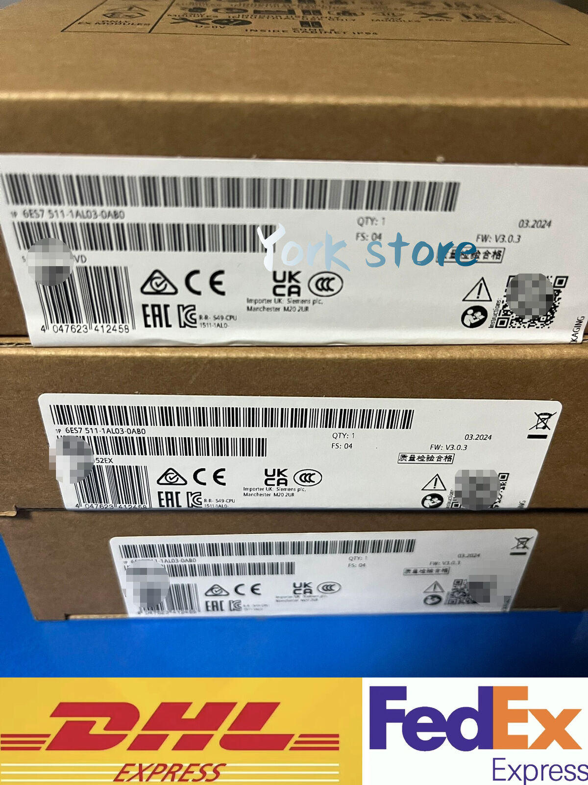1PC Siemens 6ES7511-1AL03-0AB0 6ES7 511-1AL03-0AB0 New in box Expedited Shipping