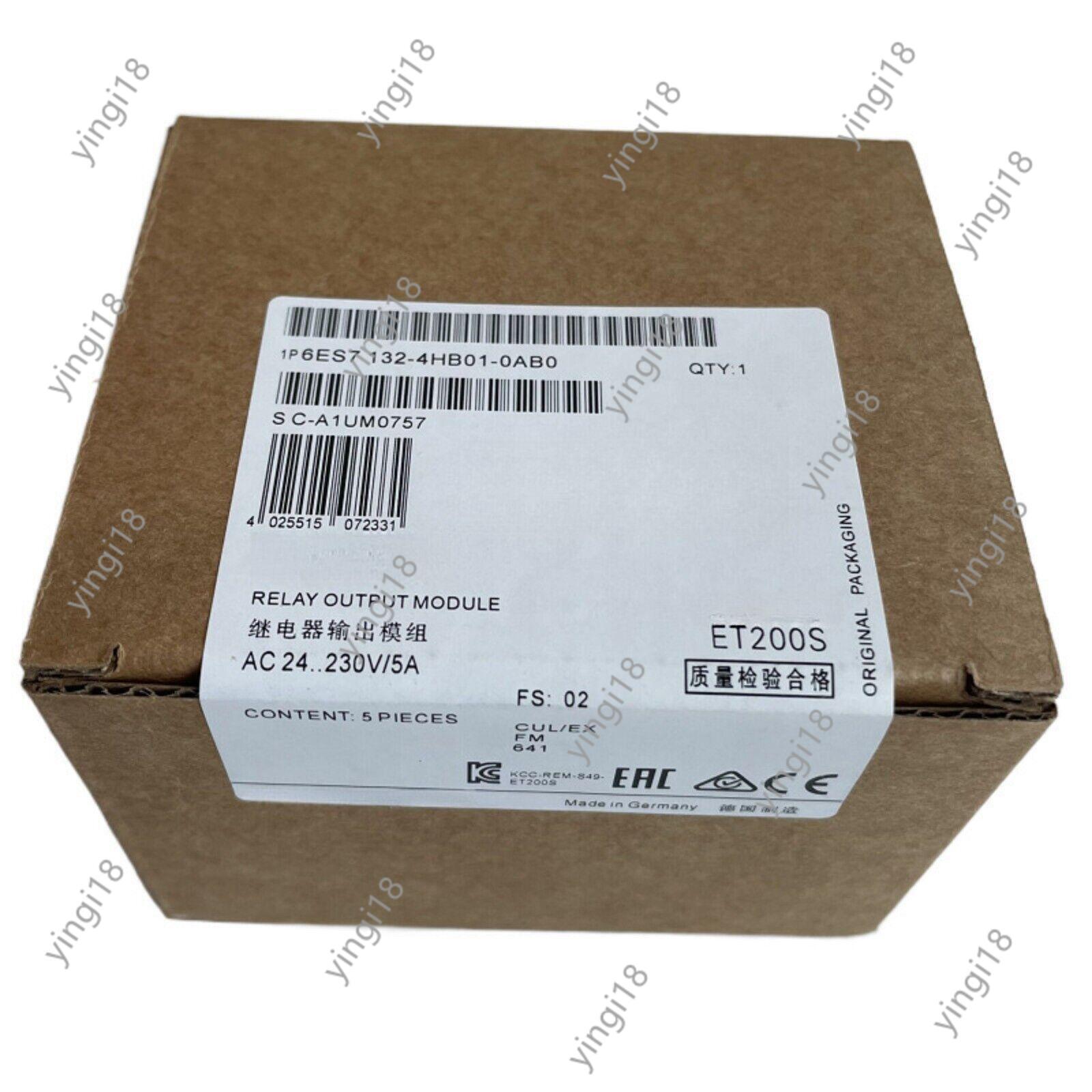 New Siemens 6ES7132-4HB01-0AB0 6ES71324HB010AB0 DP 5 electronic modules