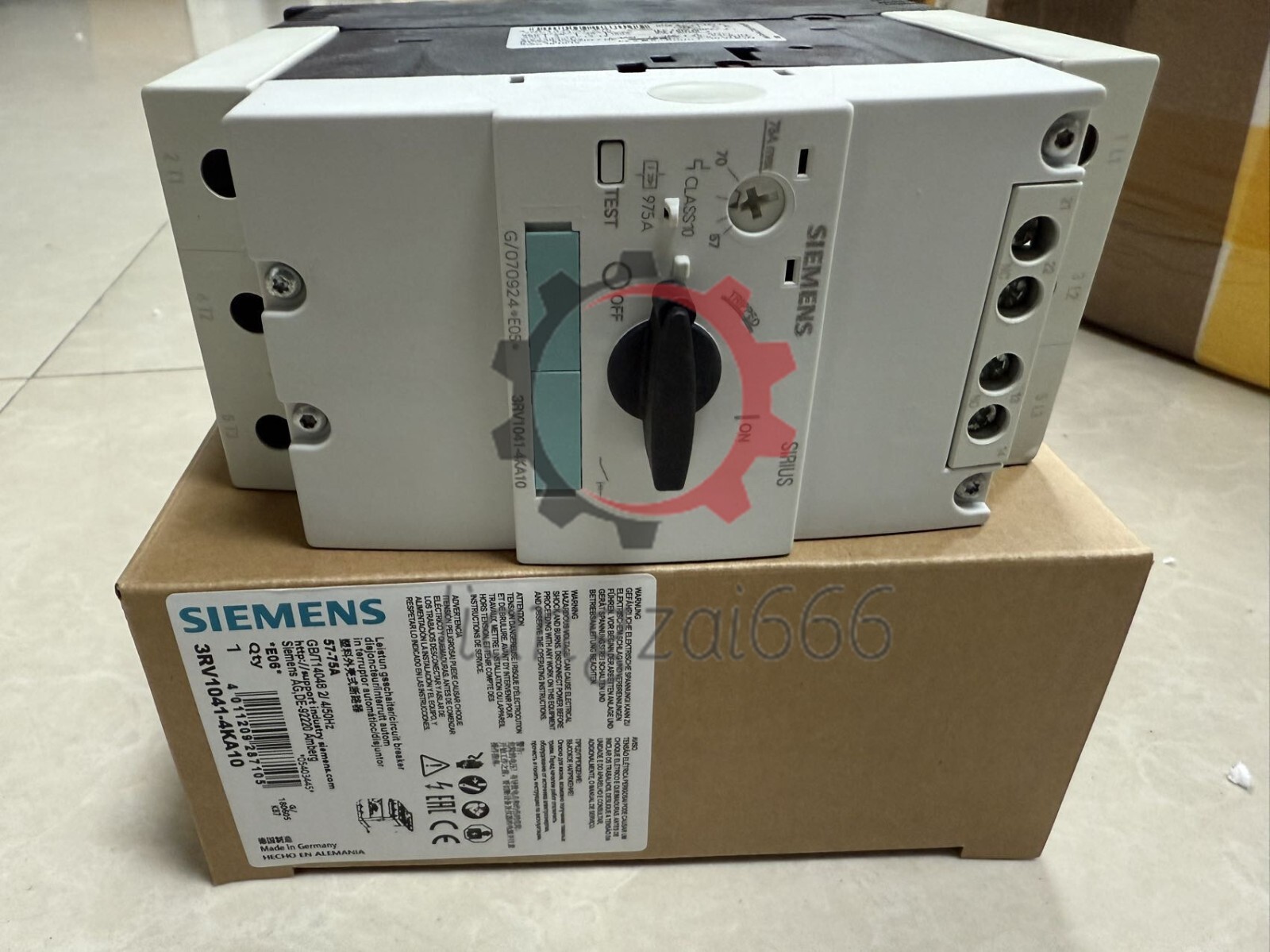 New Genuine SIEMENS 3RV1041-4KA10 In Box