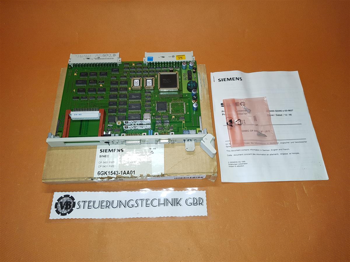 Siemens Sinec 6GK1543-1AA01 E-Stand: 5 Communication Processor