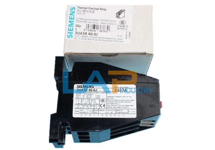 1PC FOR SIEMENS Overload Relay 3UA5940-0J 0.63-1.0A NEW IN BOX