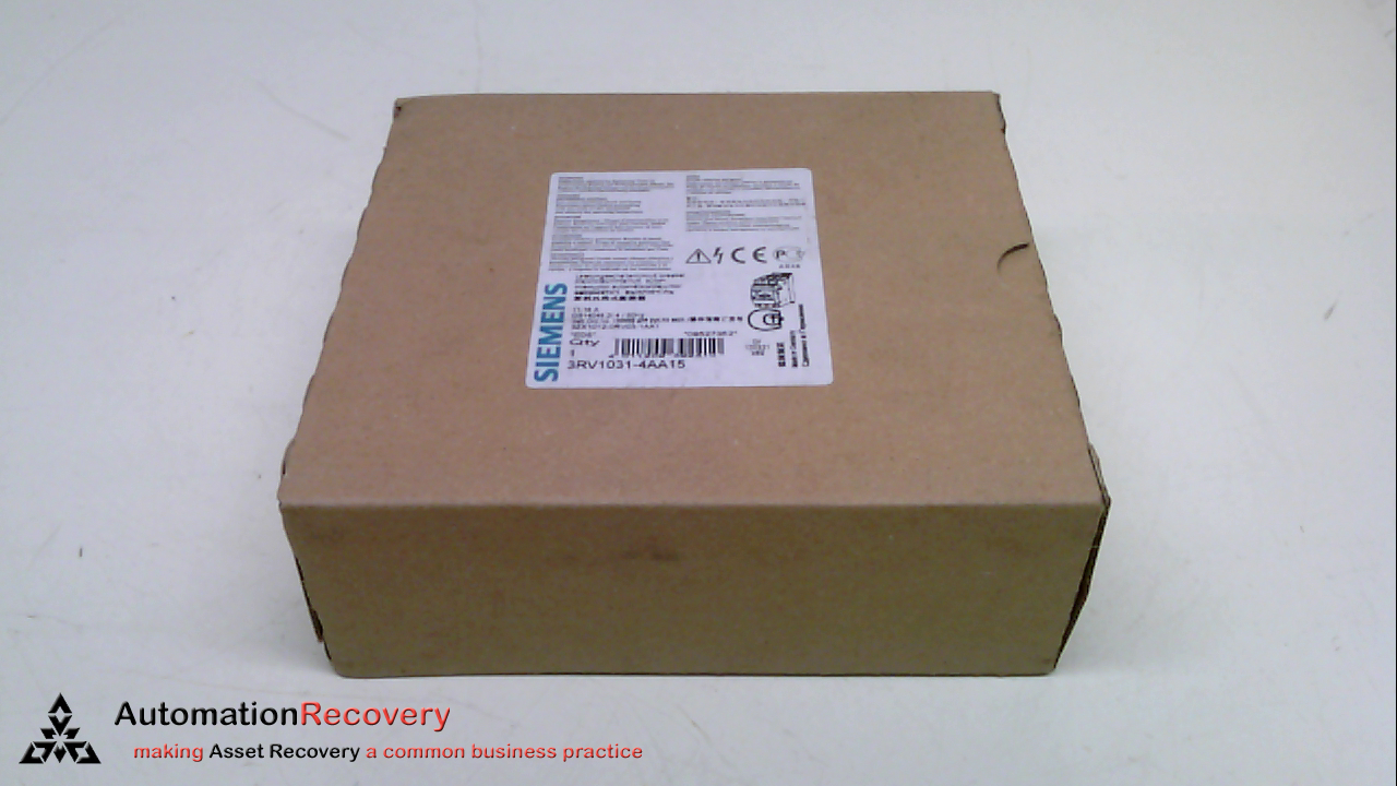 SIEMENS 3RV1031-4AA15, CIRCUIT BREAKER, SIZE: S2, POLES: 3, 690 V, 63A,  #226345