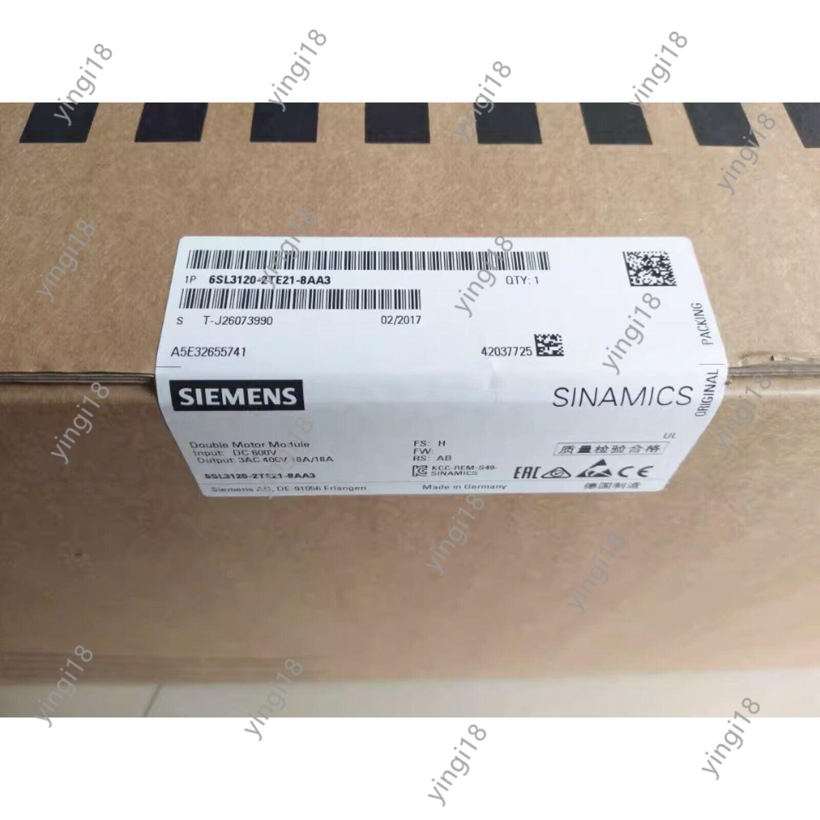 New Siemens 6SL3120-2TE21-8AA3 6SL3 120-2TE21-8AA3 SINAMICS S120 Double Motor