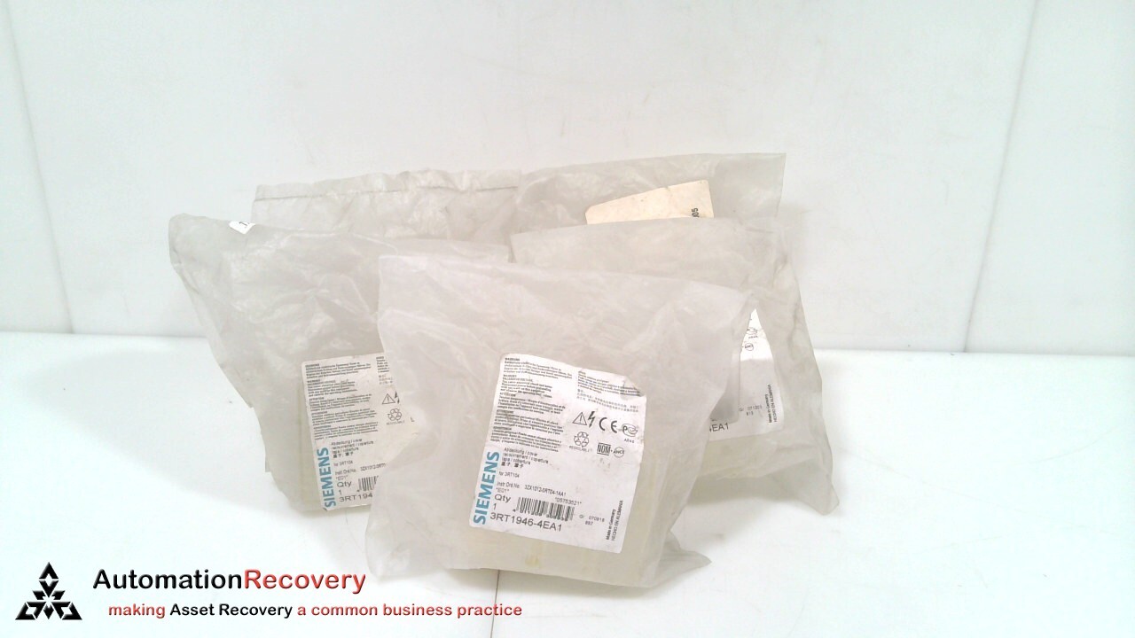 SIEMENS 3RT1946-4EA1, CONTACTOR TERMINAL COVER, FOR 3RT104, SEE DESC #326778