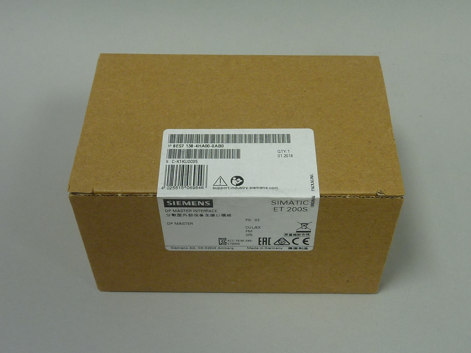 New Siemens 6ES7138-4HA00-0AB0 [24 Months Warranty]