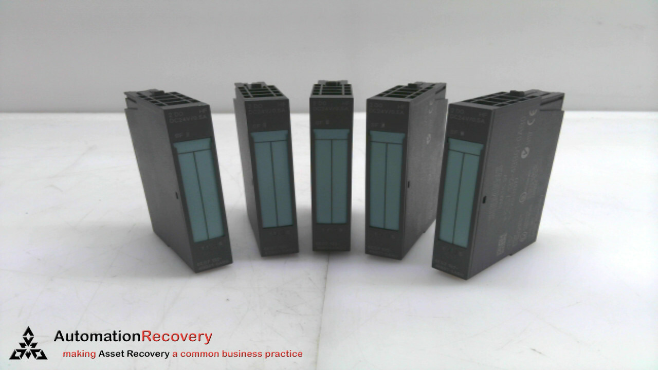 SIEMENS 6ES7132-4BB01-0AB0 -5 PIECE UNIT, SIMATIC ELECTRONIC MODULE, NEW #297317