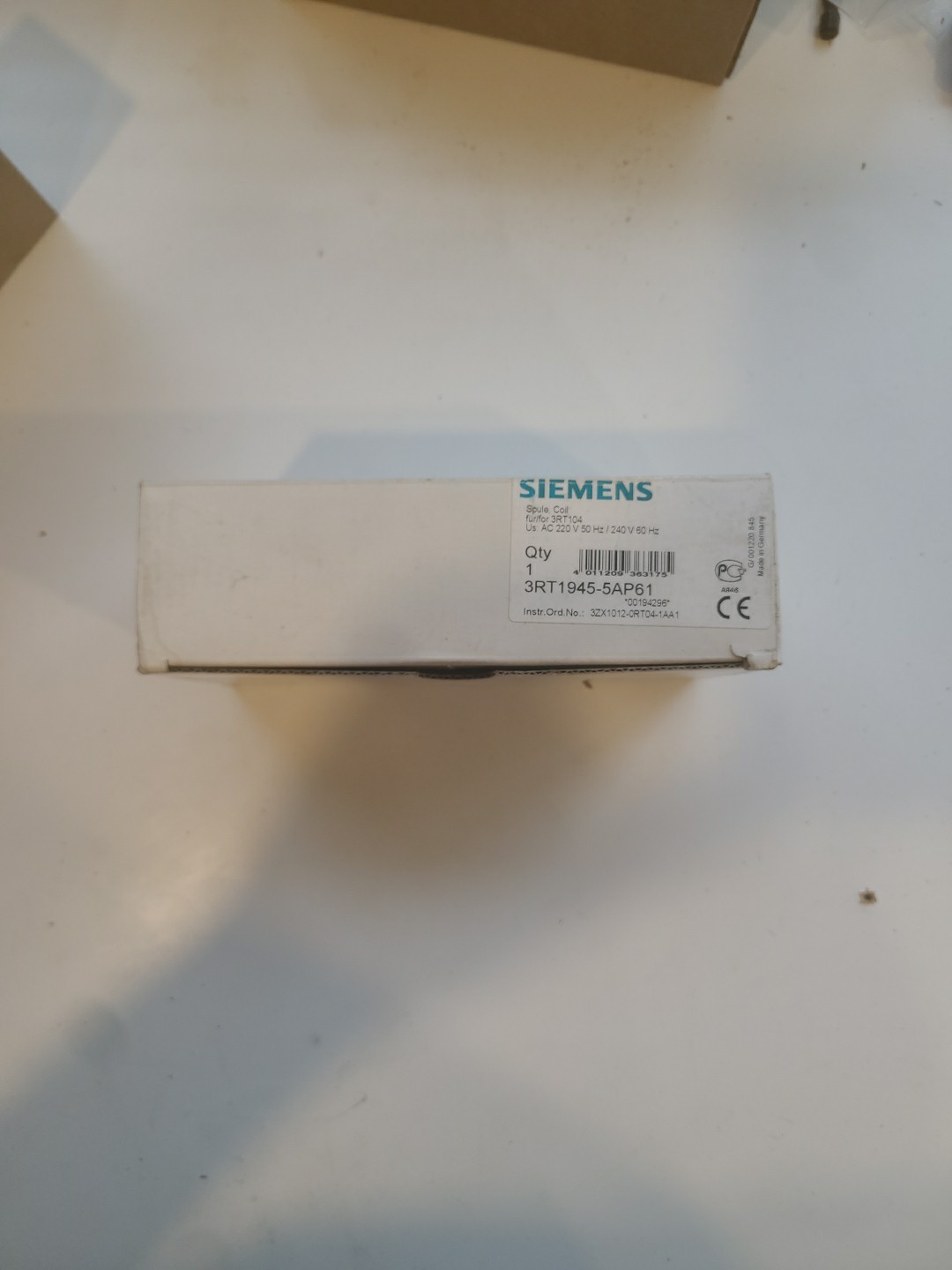 Siemens/Furnas Coil 3RT1945-5AP61 240v for 3RT104 (new)