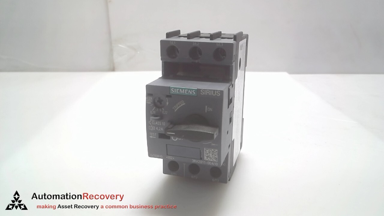 SIEMENS 3RV2011-0DA10, CIRCUIT BREAKER, NEW* #306874