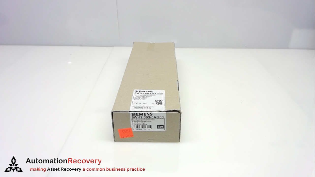 SIEMENS 8WH2 003-0AG00 , FEED-THROUGH TERMINALS, NEW* #243610