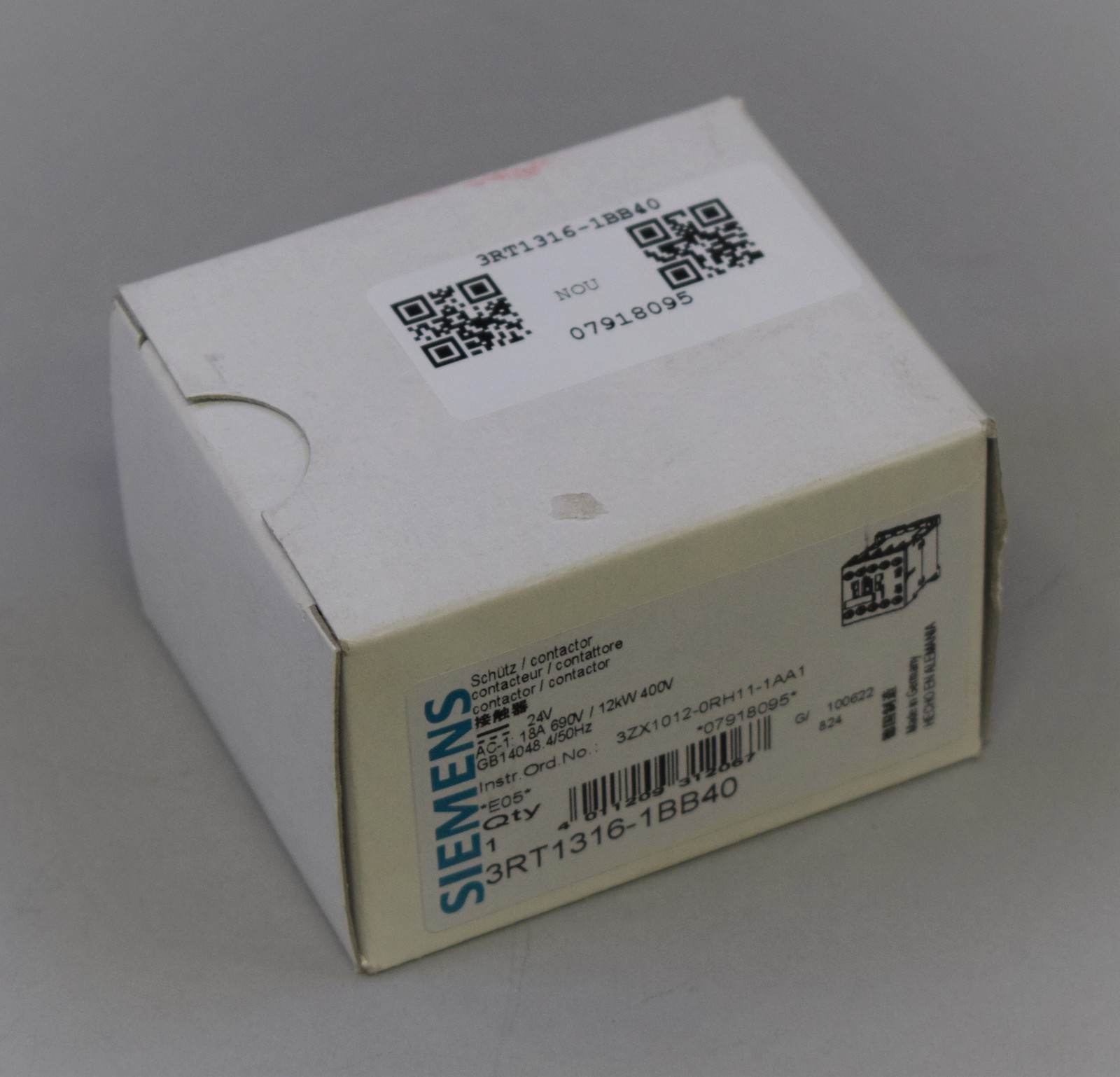 NEW SIEMENS 3RT1316-1BB40 [24 MONTHS WARRANTY]