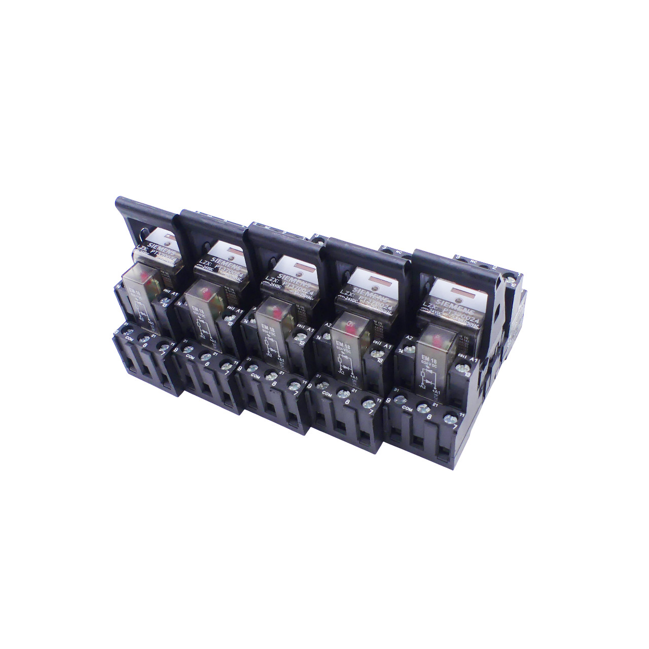 SIEMENS PT3A5L24 CONNECTOR RELAY 24VDC PT78730 + PT37024 (1 PACK = 5 Pieces) -New-
