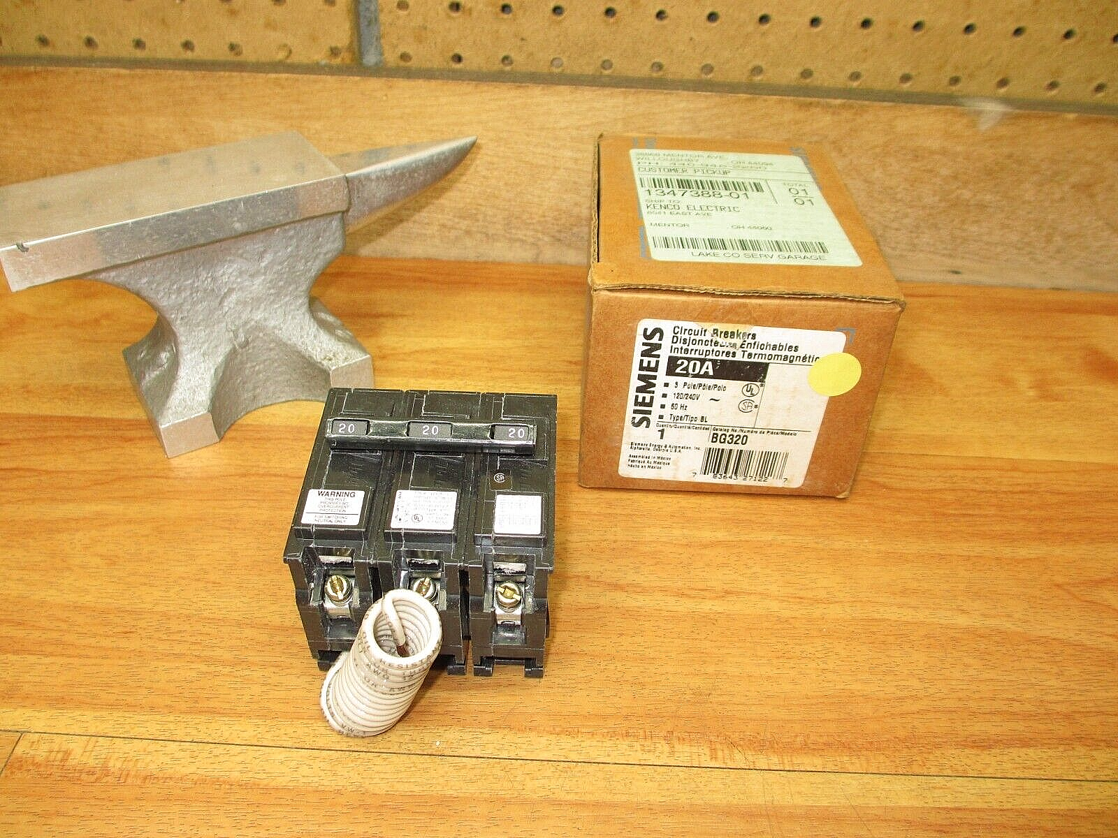 Siemens BG320 *NEW* 20A Circuit Breaker 3 Pole