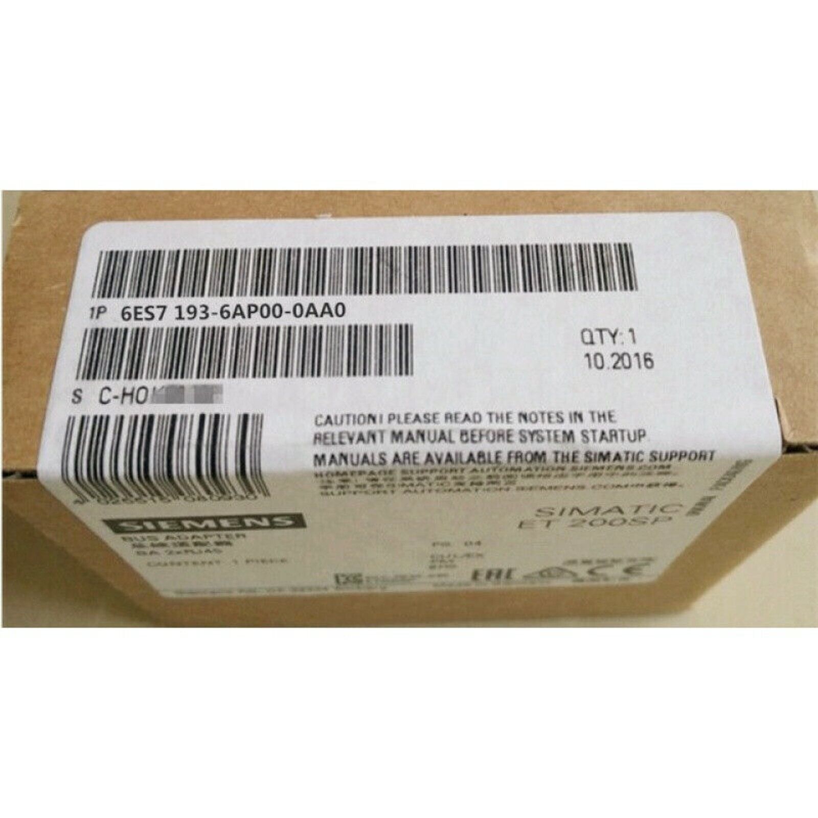 New Siemens 6ES7 193-6AP00-0AA0 6ES7193-6AP00-0AA0 SIMATIC ET 200SP