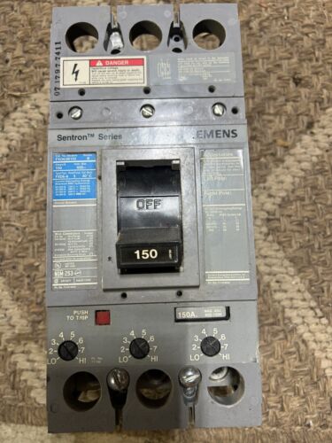 SIEMENS FXD63B150 Breaker 3 Pole 150 Amp