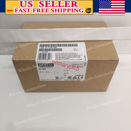 SIEMENS 6ES7 151-1CA00-0AB0 Interface Module New One 6ES7151-1CA00-0AB0