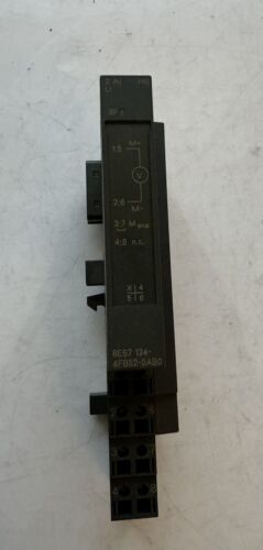 SIEMENS SIMATIC S7 2-AI HS U ANALOG INPUT MODULE 6ES7134-4FB52-0AB0