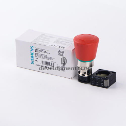 One SIEMENS 3SB3 000-1HA20 3SB3000-1HA20 Emergency Stop Switch