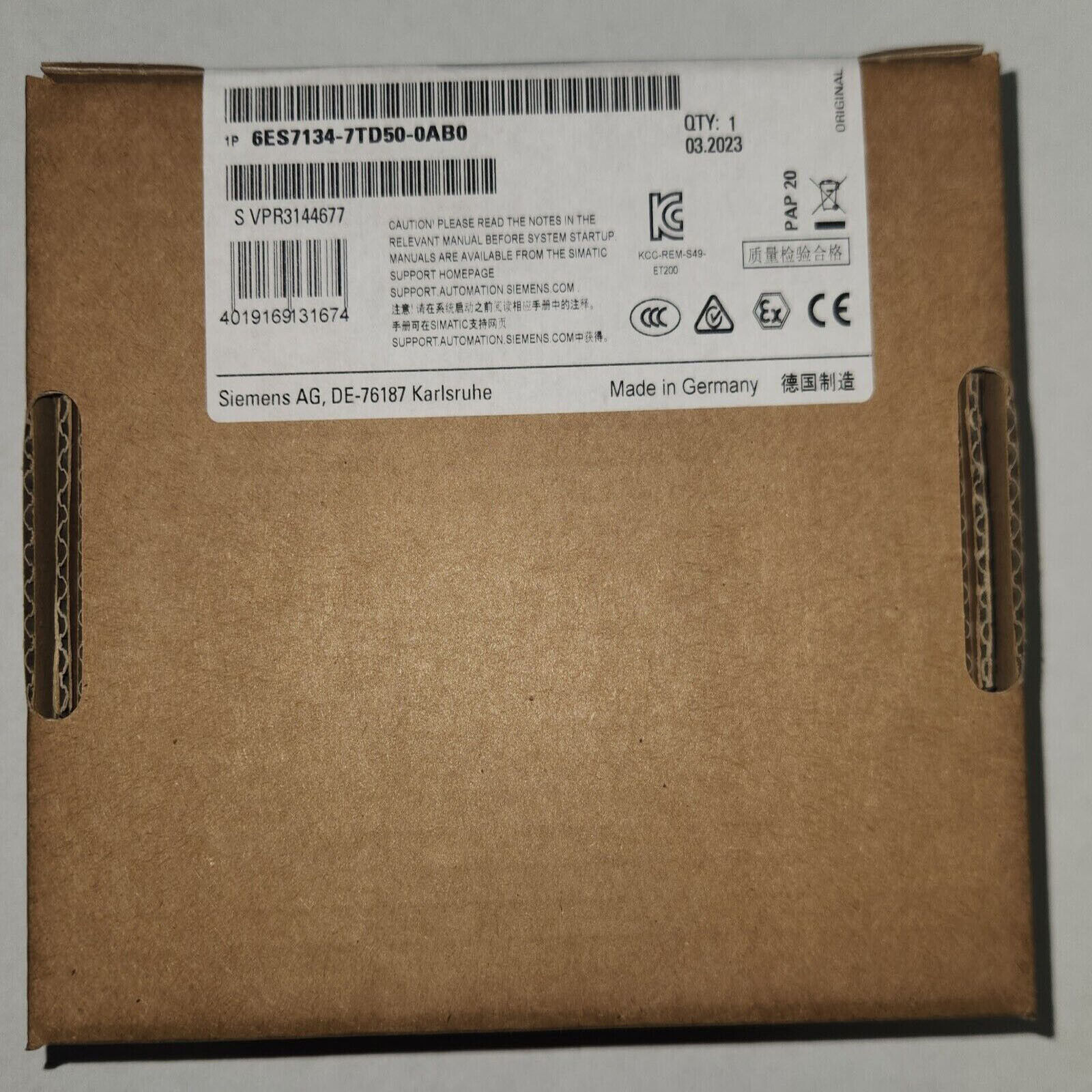NEW Siemens 6ES7 134-7TD50-0AB0 6ES7134-7TD50-0AB0 ET200iSP Electronic Module