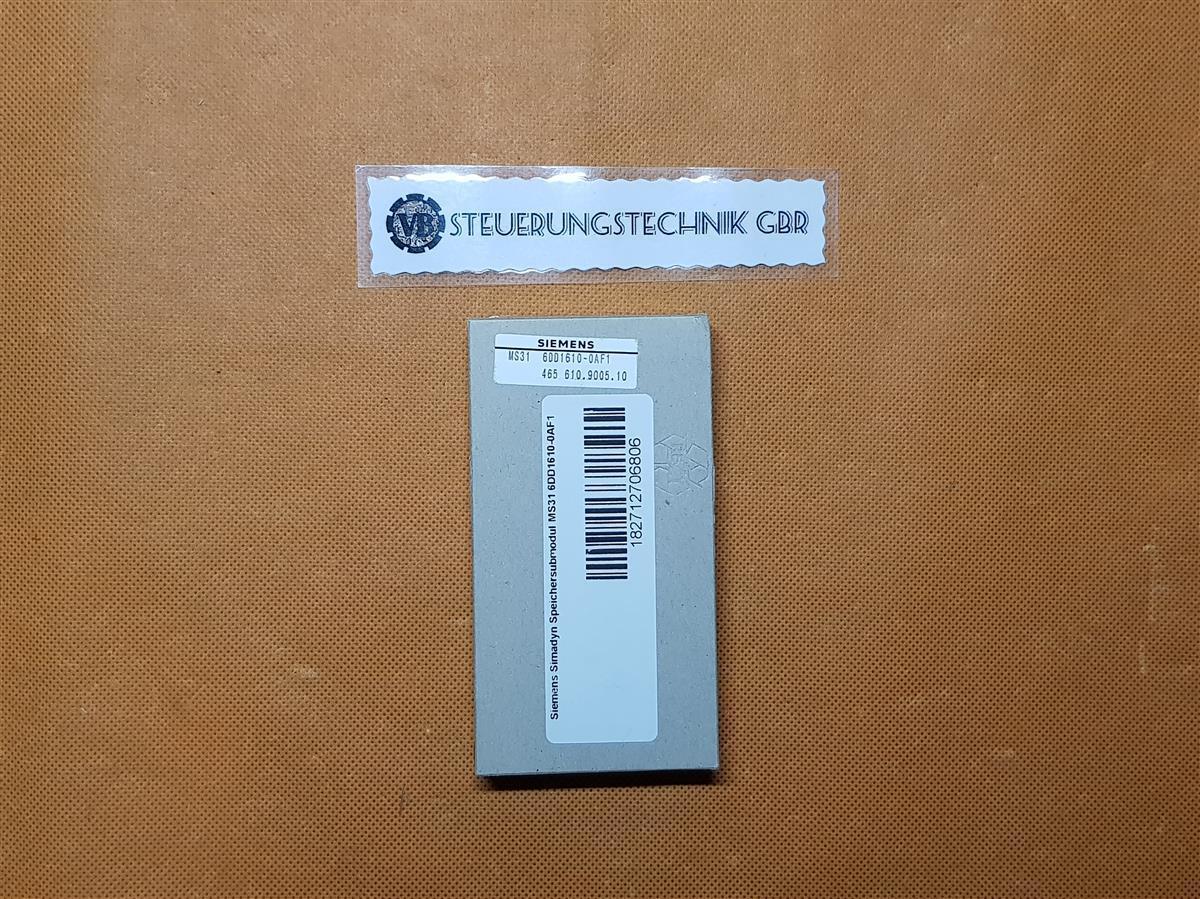 Siemens Simadyn Memory Submodule MS31 6DD1610-0AF1