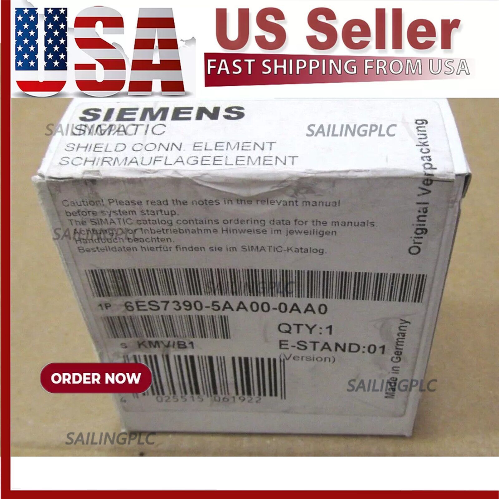 New Siemens 6ES7390-5AA00-0AA0 6ES7 390-5AA00-0AA0 1 Year Warranty Fast Shipping