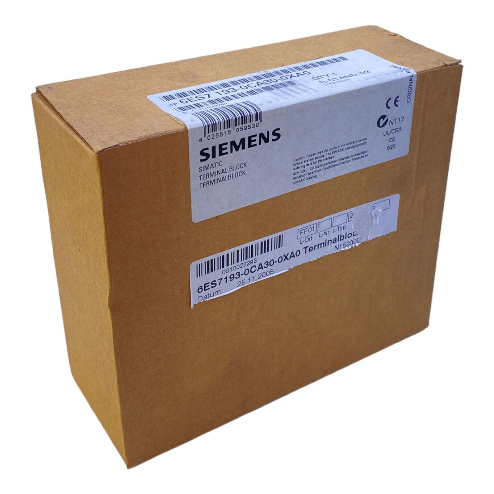Siemens 6ES7193-0CA30-0XA0 Terminal