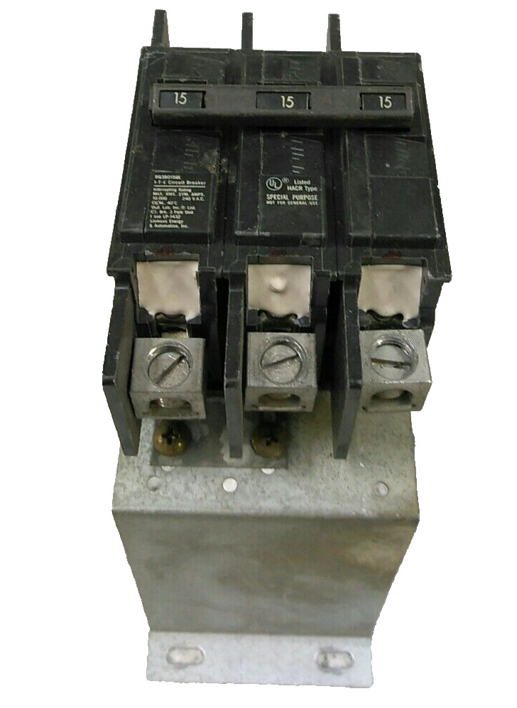 ITE Siemens/BREAKER/ BQ3B015QL/ 15A/3P /240VAC/Type BQ/ with bracket/USE(C#12