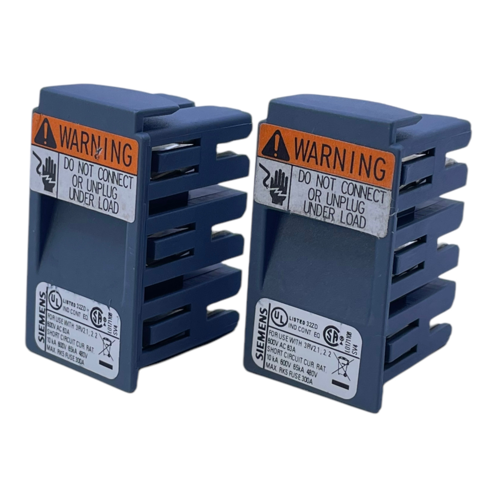 Siemens 3RV2917-5BA00 expansion plug 65kA 480V expansion plug pack:2pcs