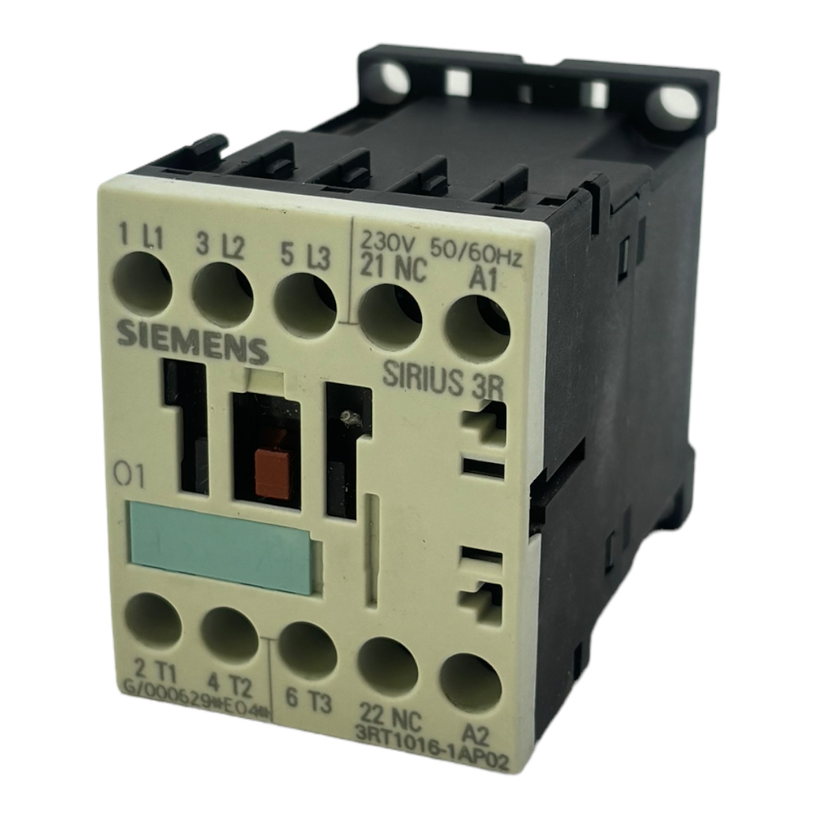 Siemens 3RT1016-1AP02 Power Contactor for Industrial Use 230V 50/60Hz