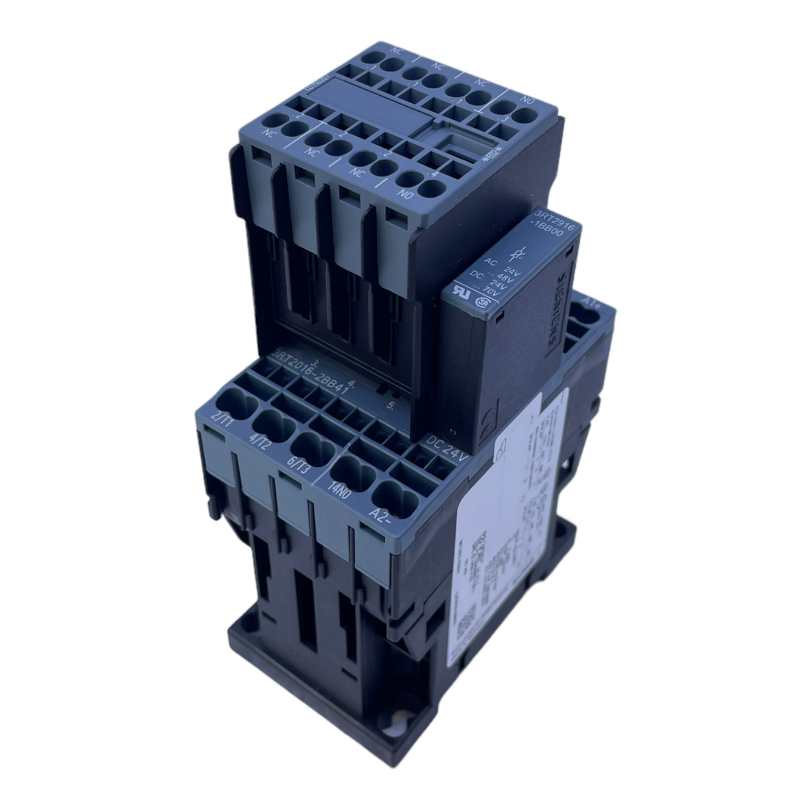 Siemens 3RT2016-2BB41 Power Contactor +3RH2911-2HA13 +3RT2916-1BB00 24V DC