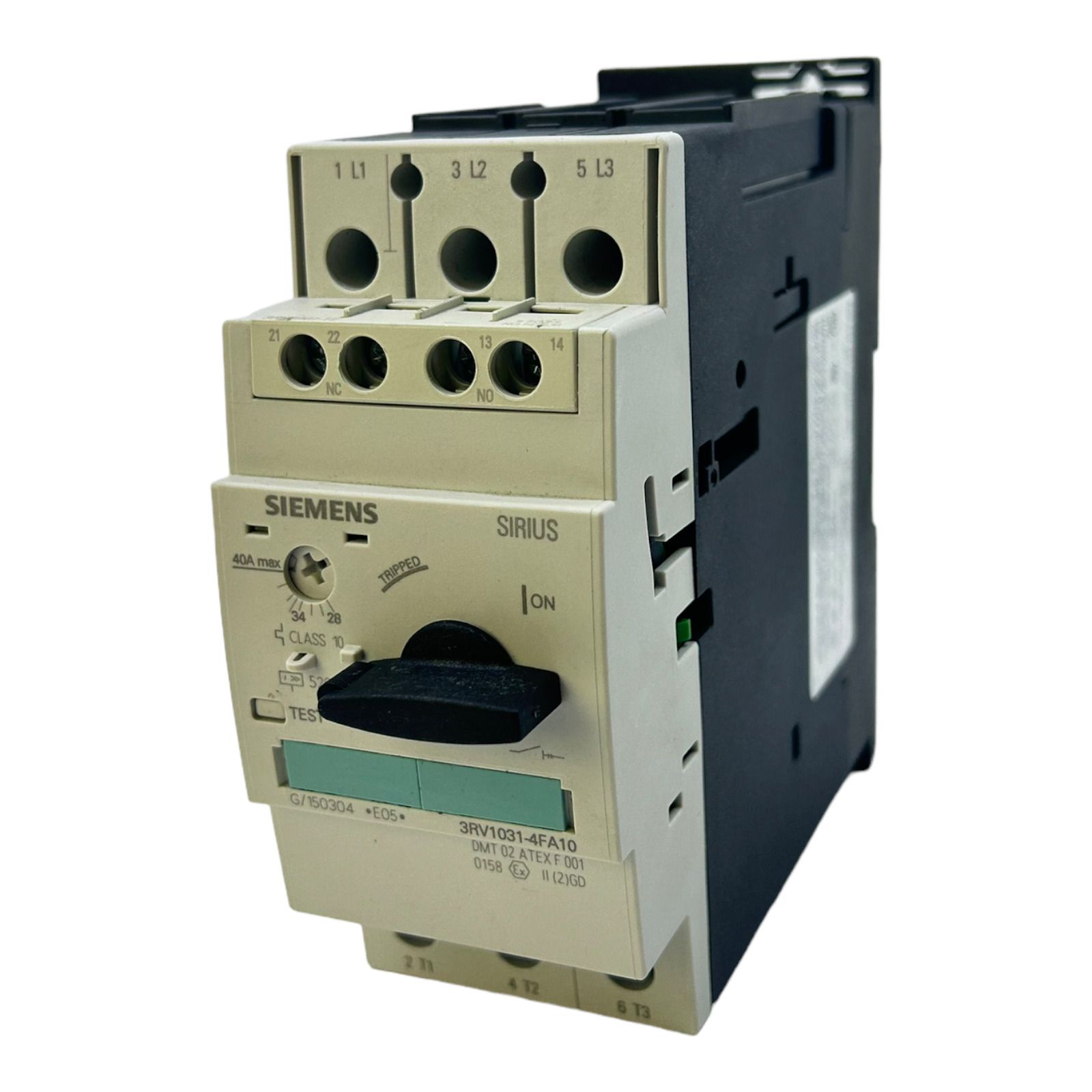Siemens 3RV1031-4FA10 Circuit Breaker 50/60Hz Cat.a / AC-3 400 690V Siemens